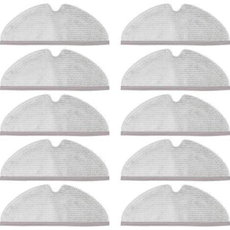 (10 pièces) Pièces détachées pour aspirateur Roborock S5 S50 S51 S55 S6 S60 S6 Pure : filtre HEPA, chiffon de nettoyage, brosses latérales et principale. (1/4)
