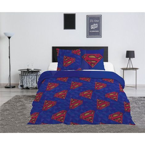 Parure de lit double 240x220 cm Superman Logo Superman (1/2)
