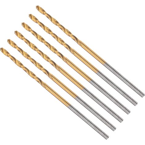 6-Pièces Torsion Foret Mèches 1,2 mm Perçage Diamètre pour Inox Acier (1/5)