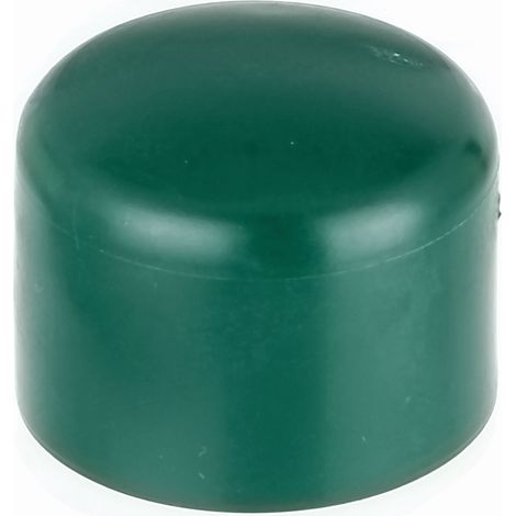 Capuchon pour poteaux ronds en métal et plastique Ø 38 mm – Set de 20 pièces – Couleur verte – Accessoire durable pour clôtures – Alberts