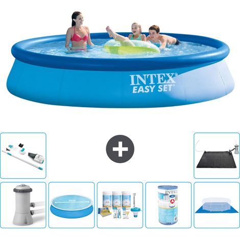Intex Piscine Easy Set Ronde - 396x84 cm - 8-pièces S41144 (1/5)