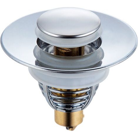 UlisemUniversal-Pop-Up-Waschbeckenstöpsel mit Anti-Verstopfungssieb (32 bis 42 mm) (1/4)