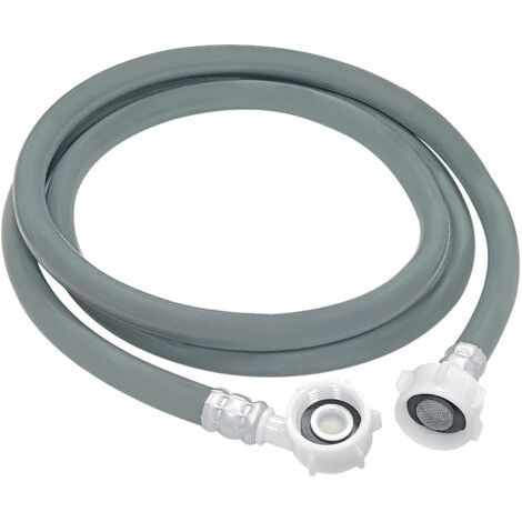 Tuyau d'arrivée d'eau,tuyau machine à laver,flexible lave linge,Rallonge de tuyau d'alimentation,Tuyau Universel pour Entrée d'eau,Tuyau Machine à Laver et Lave-Vaisselle (2m) (1/5)