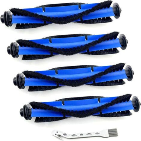 Ensemble de 4 brosses principales de balayeuse, eufy accessoires de balayeuse pour 11s 15C 30C 35c accessoires de balayeuse (1/4)