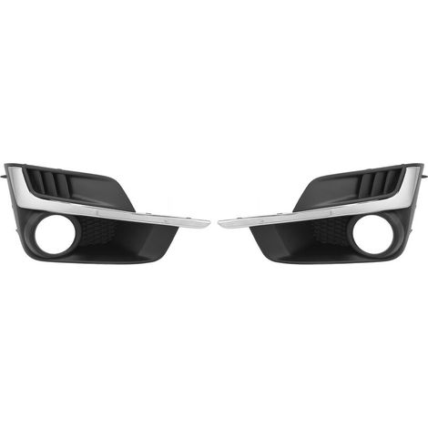 Jeffergarden Lunette antibrouillard 57731FJ300 Couvercle de phare antibrouillard Lunette Moulage Garniture Remplacement pour Subaru Impreza 2015 à 2016