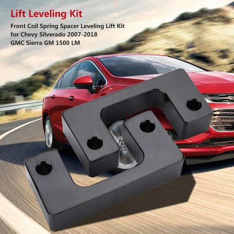 Kit de rehaussement et de nivellement de ressorts hélicoïdaux avant de 2 pouces pour les modèles Chevrolet Silverado, GMC Sierra et GM 1500 de 2007 à 2018. (1/5)