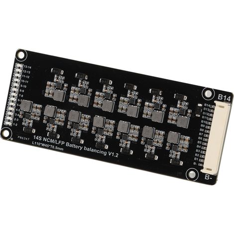 Égaliseur actif de batterie 1,2 A, 14 cordes, équilibrage automatique, carte de transfert d'énergie inductive pour batterie au lithium (1/5)