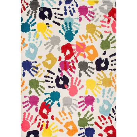 Tapis enfant tissé 160x230 multicolore rectangle LYN6 HANDI (1/5)