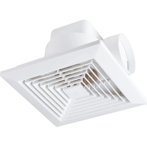 Extracteur d'air, extracteur pour salle de bain, ventilateur d'extraction pour cuisine, ventilateur silencieux, 230 V 30 W – 24 x 24 cm (1/5)