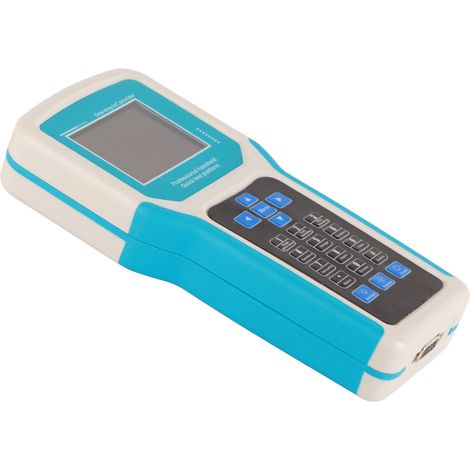 Testeur de sol intelligent : température, humidité, conductivité électrique, pH, azote, phosphore, potassium. Version anglaise. Prise UE 100-240 V. (1/5)