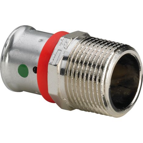 Viega Übergangsstück mit SC Fonterra 1213.5 in R1/2 x 15mm Rotguss (1/3)