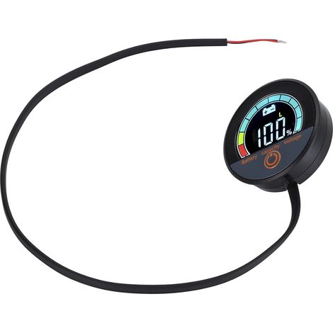 Voltmètre de capacité de Batterie, écran Couleur LCD, Large Plage de Tension DC8-100 V, Support de Montage avec Lecture Précise, Idéal pour Lithium-ion LFP (1/5)