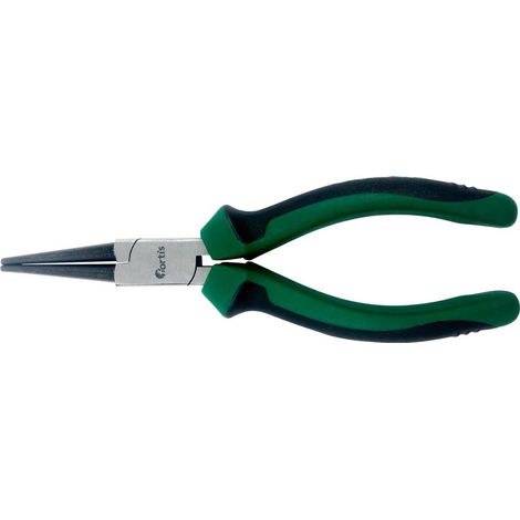 Fortis Langbeckzange poliert, 160 mm, runde Backen, Mehrkomponenten-Griff (1/2)