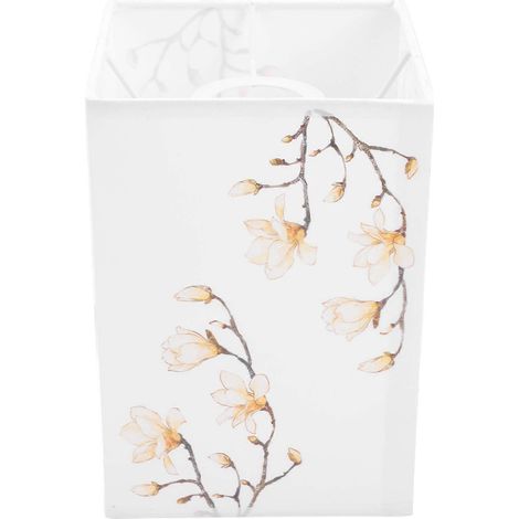 Abat-jour carré pour petite lampe, idéal pour la décoration de chambre. (1/5)