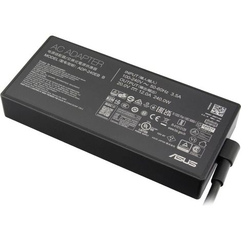 Adaptateur secteur asus 240 w 12 a 20 v prise compacte