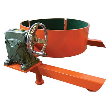 Ribaltatore di fusti su guide - Capacità 400 kg / Ø 570 mm - RF400