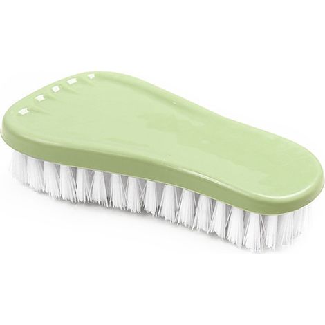 Brosse à linge multifonction poignée ergonomique nylon doux pour vêtements chaussures tapis sol nettoyage efficace portable (1/5)