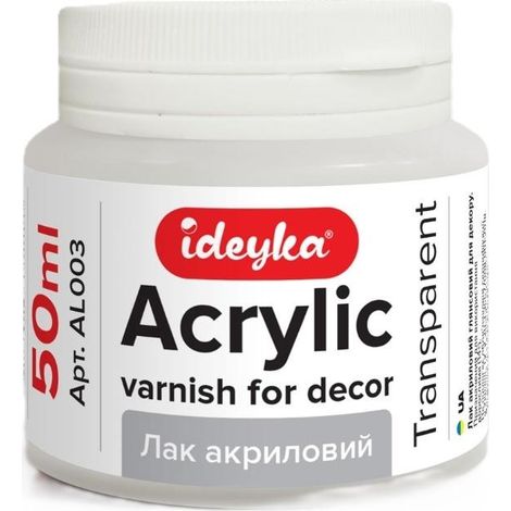 Vernis acrylique brillant pour décoration 50 ml