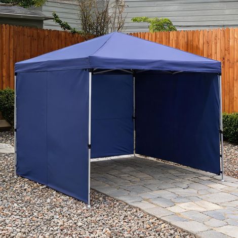 Tonnelle de jardin coloris bleu 300 x 200 x 1 cm (1/5)