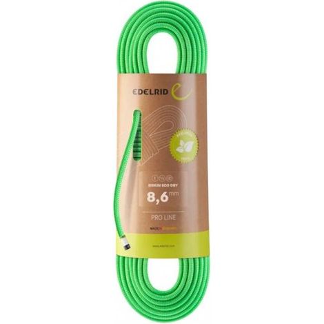 Siskin Eco Dry rope 8.6mm 70m neon green