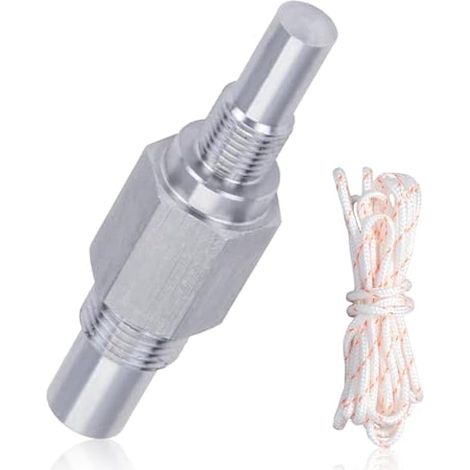Universel Bloque Piston En Métal avec Filetages de 10 et 14 mm pour Moteurs 2 Temps et 4 Temps Tronçonneuses Débroussailleuses avec Câble de Démarrage Réparation Pieces Detachees (1) (1/4)