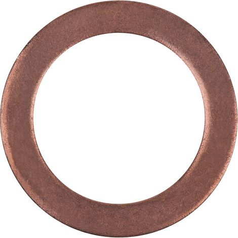 Anello di tenuta, rame, Ø esterno 26 mm, Ø interno 18 mm, confezione da 25