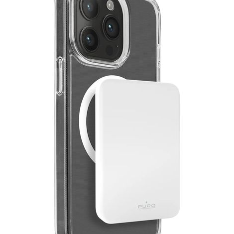 PURO PUFCBB40P2MAGWHI batería externa Polímero de litio 4200 mAh Cargador inalámbrico Blanco