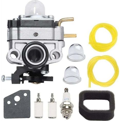 Carburateur 753-06258A pour moteur de coupe-bordures à essence 2 temps 25 cc RY252CS, RY253SS, RY251PH, RY254BC avec filtre à air (1/4)