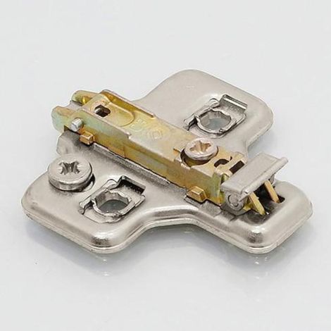 SALICE base avion chapa clip h0 / h3 altura h0 , Base DOMI avión modelo BAR3LRegulación frontal y vertical mediante excéntricaAltura: H0/H3Material: Ac