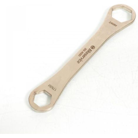 Gabelschlüssel für Gabel-Druckstufeneinstellung 17x24mm für (1/4)