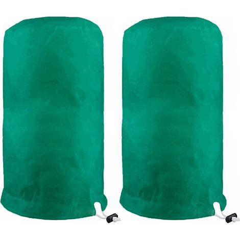 Voile d'hivernage pour plantes – Lot de 2 housses 140 x 200cm – Tissu non tissé épais – Protection contre gel et neige (1/5)