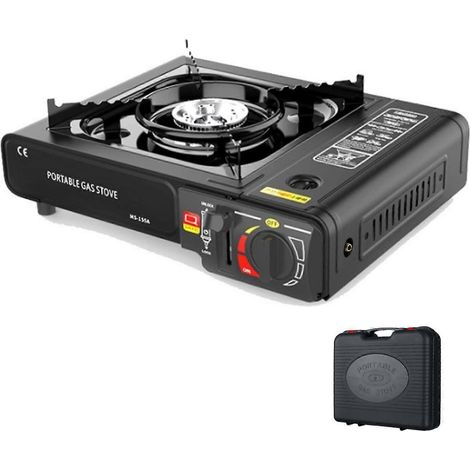 Réchaud de camping, réchaud à gaz portable pour les activités de plein air, la randonnée, le trekking, les pique-niques, les fêtes, réchaud à cassette (1/5)