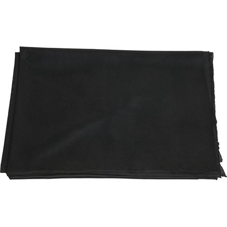 Tissu acoustique en polyester imperméable et respirant pour protection d'enceintes - Noir anti-poussière (1/5)