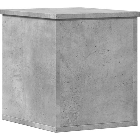 Maison Exclusive - Caja de almacenaje madera ingeniería gris horm