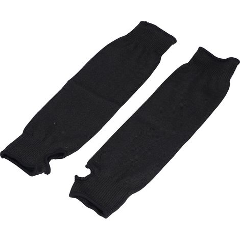 Schnittfeste Ärmel der Stufe 5, verstärkter Aufprallschutz, Hochleistungs-Polyethylen, schwarze Farbe, 45 cm Länge, bequeme Passform. (1/5)