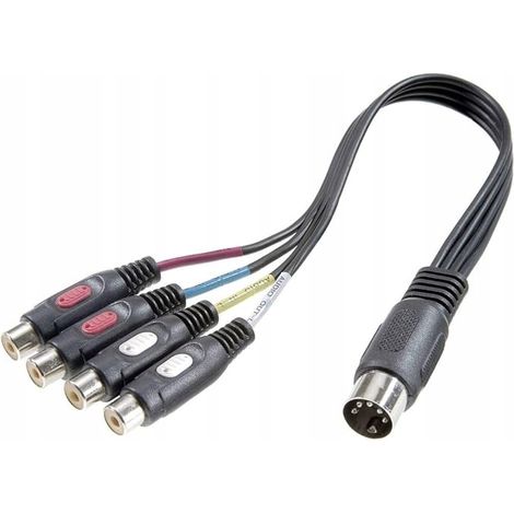 Z8377 SpeakaKa Professional SP-7870300 Y RCA/DIN Audioadapter (1/4)