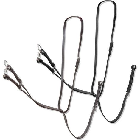 Pour en savoir plus :, Noir: Horse martingale avec collier et boucles réglables (1/3)