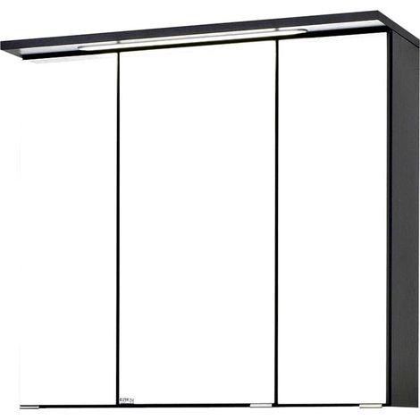 Spiegelschrank PADUA-03 graphitgrau, LED, 90cm (1/5)