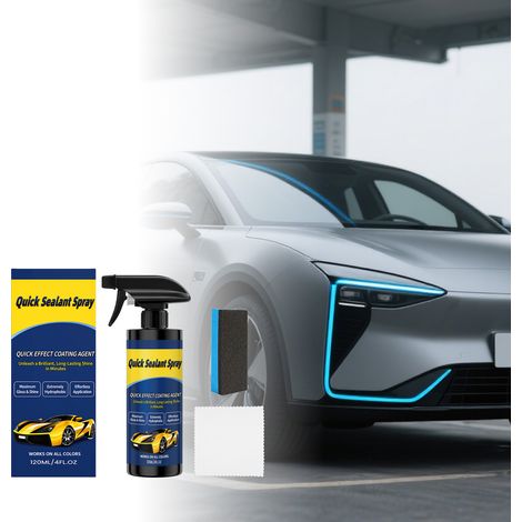 Autolack-Pflegeset – Tägliche Reinigung, Pflege, Auffrischung und Glanzverbesserung des Autolacks – 120 ml + Handtuch1 + Schwamm1 -- DTEKGAZ (1/5)