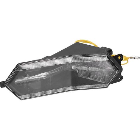 LED-Rücklichteinheit mit Bremslicht und Blinker, hohe Helligkeit, passend für YZF‑R1/YZF‑R6 R7 (Transparent)