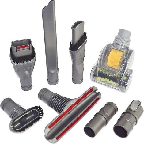 Compatible avec le kit d'accessoires pour aspirateurs DC38 et DC39, y compris la mini-brosse turbo pour sols.