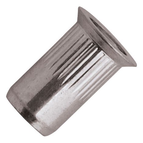 100 écrous à sertir crantés inox A2 TF, D. M8 x 19 mm - ENK0845 - Scell-it (1/4)