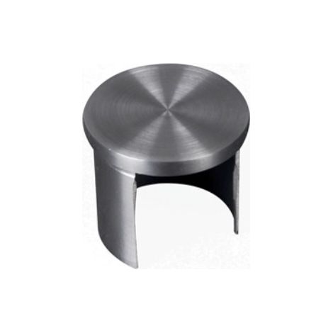 [QUALITE FRANCAISE] - Finition plate pour Tube Ø42.4 ép. 2mm pour verre