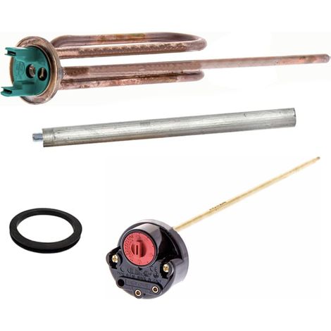 Kit de Reparación para Termo Eléctrico (Universal)  Resistencia 1500W, Ánodo, Junta y Termostato de Regulación
