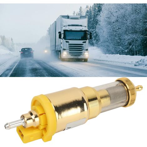 Zubehör für Standheizungen: 22-ml-Standheizungsölpumpe, 1-5 kW Standheizungsölpumpe kompatibel mit Eberspächer Airtronic D2 D4 12 V (Ölpumpe Modell F, gold, 12 V, 22 ml) (1/5)