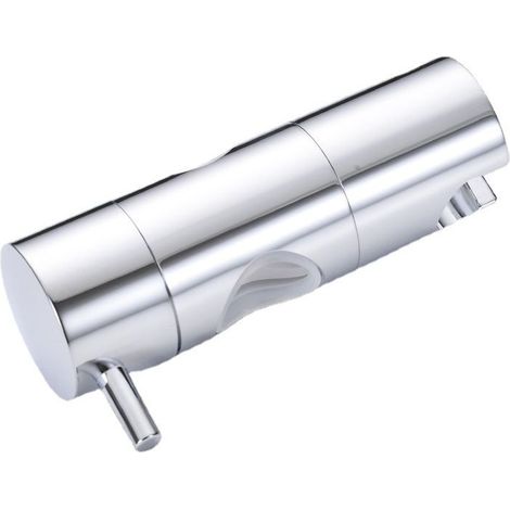 Support De Douche - Réglable 360° - Pour Barre Rondes 19 22 25 Mm - Fixation Murale Salle De Bain - 1 Pièce