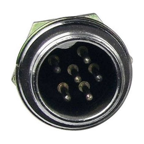 Cliff FC684204 Connettore Mini-DIN Spina verticale Numero Poli (num): 4 Argento 1 pz.