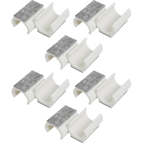 Protecteur De Sol Pour Pieds De Chaise 12 Pièces Couvercles De Meuble Couvercles De Pieds De Chaise Pour Protéger Les Sols Pour Parquet Moquette Bureau Table Extérieur Cuisine Terrasse Salle À (1/5)