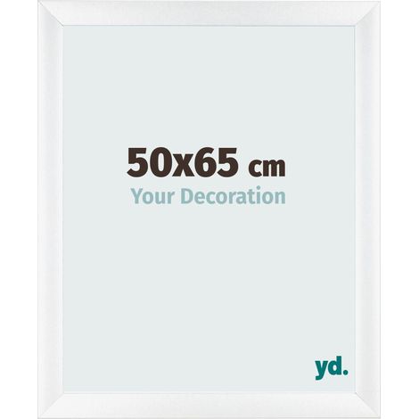 yd. - Cadre photo 50x65 - Blanc Mat - MDF - Pisa (1/5)