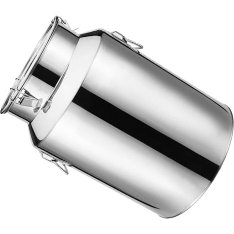 Bidon à lait en acier inoxydable 5L/7L/9L/14L, récipient de transport hermétique de qualité alimentaire, cuve de fermentation et de stockage du vin 5L (1/5)
